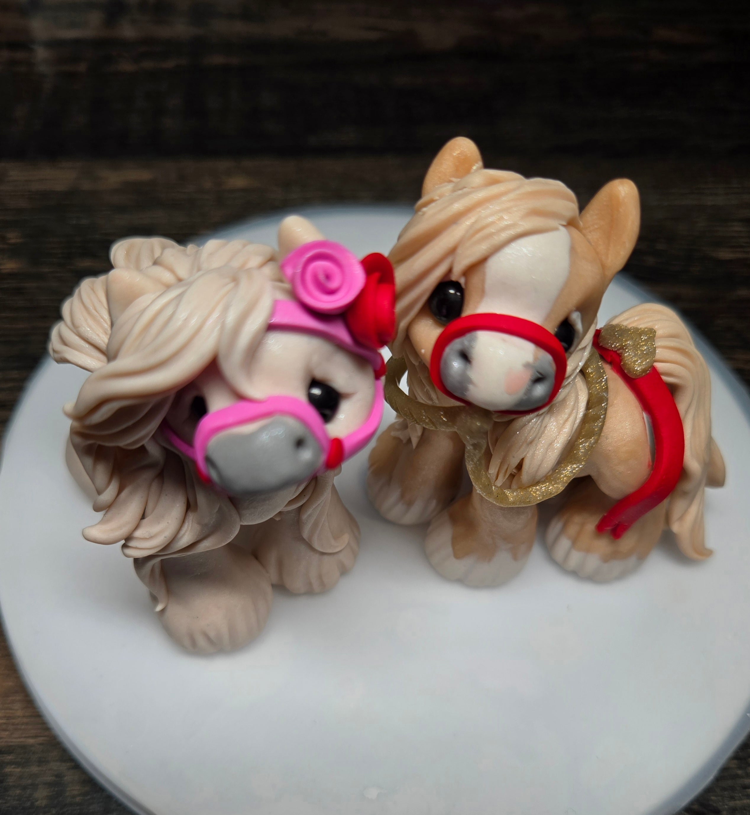 The Elfin Pony Valentine Set "Biscuit & Gravy"